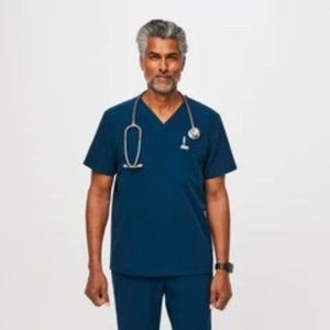 Men's Figs Scrubs 3 piece set Dark Harbor Large / Short